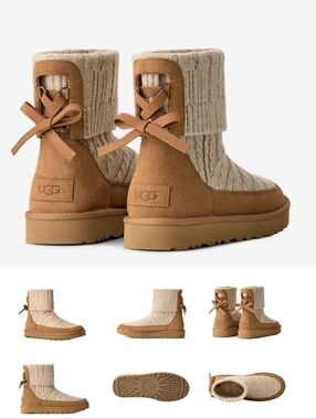 UGG Classic Mini Cabelle Knit Bootie